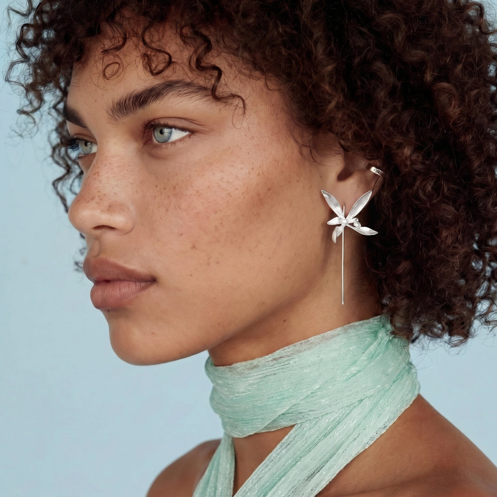 Starlight Bloom Earrings by Valtrexa