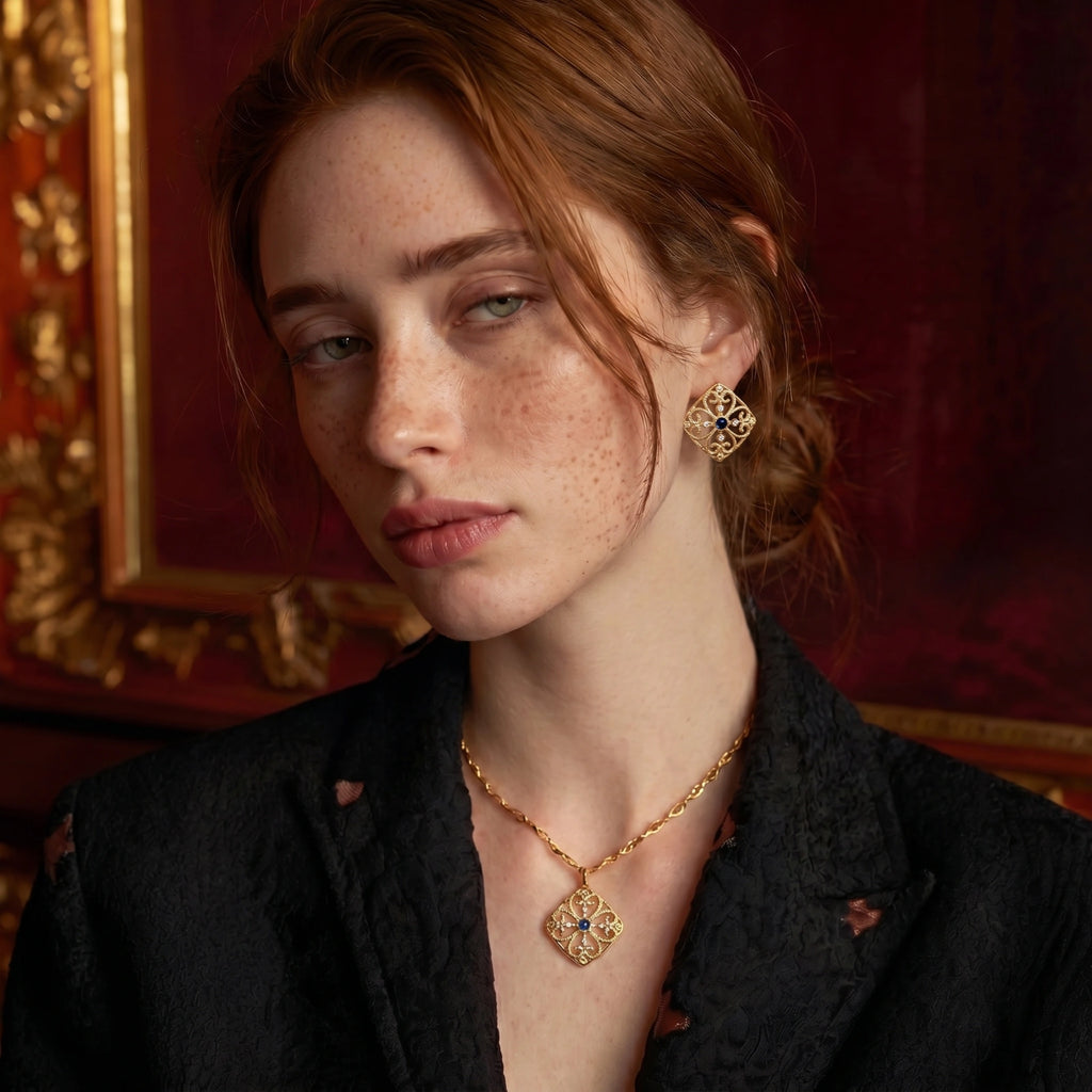 Byzantine Dream Studs by Valtrexa