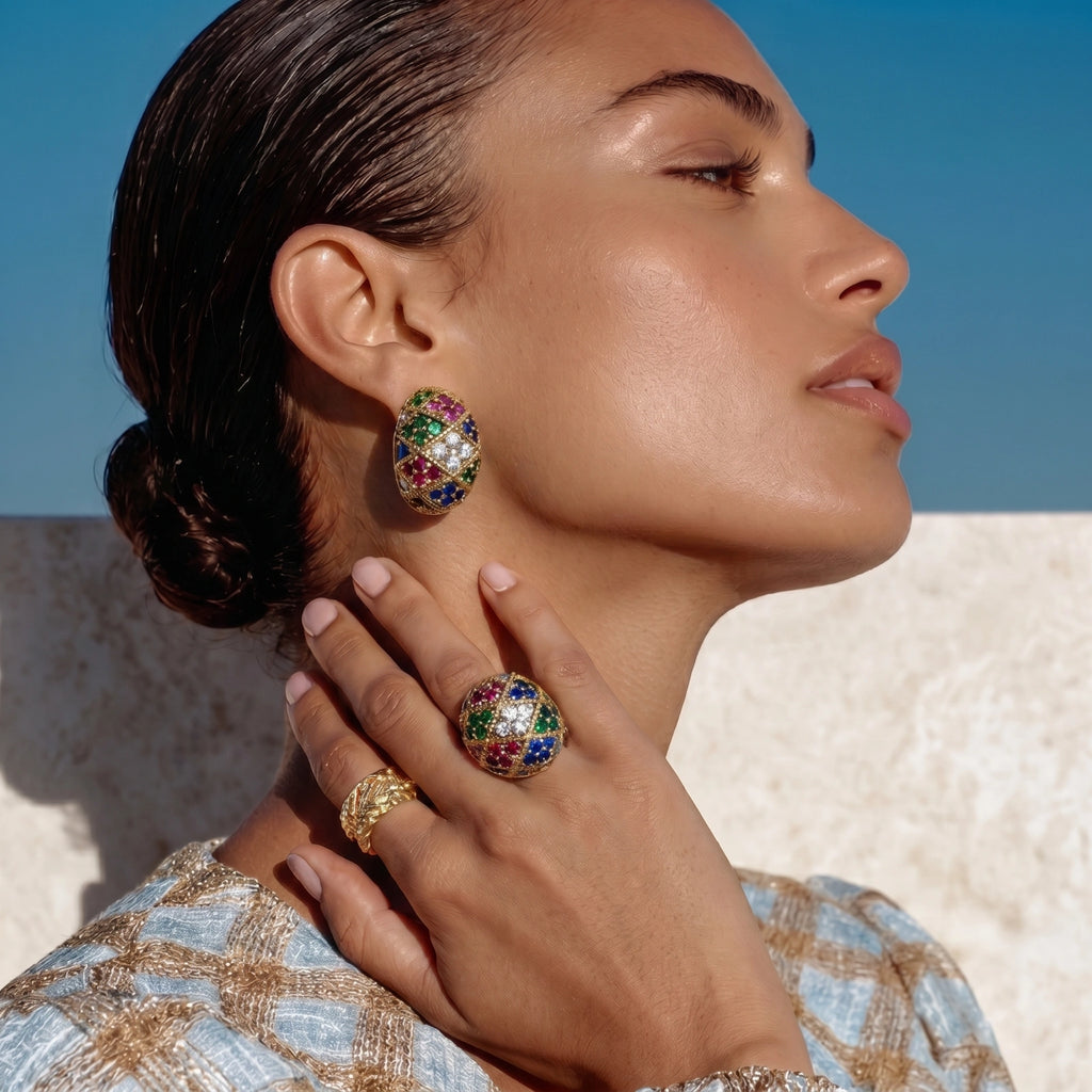 Empress Mosaic Ring by Valtrexa