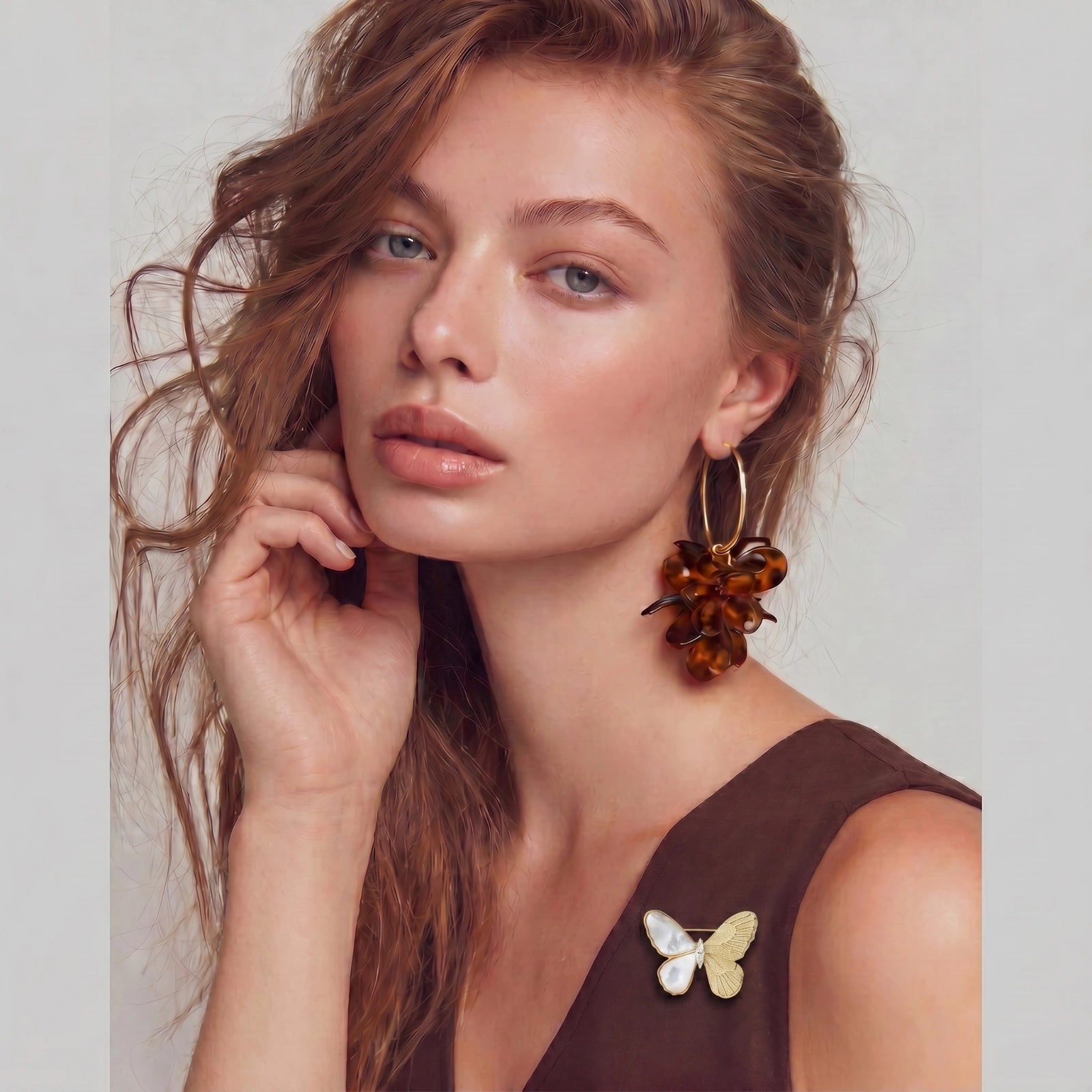 Ethereal Butterfly Brooch by Valtrexa