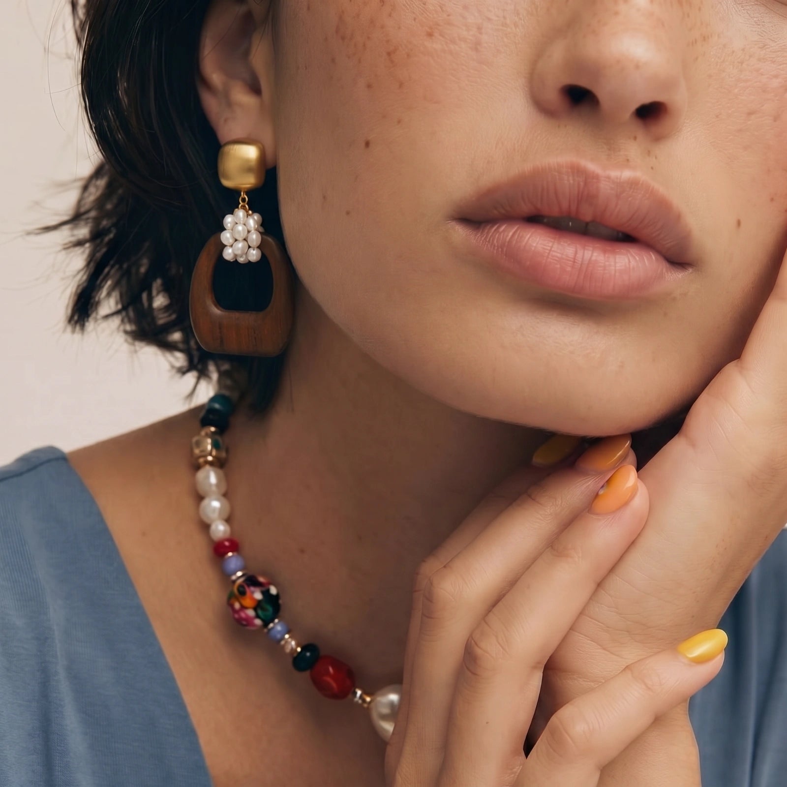 Earth Goddess Drop Earrings by Valtrexa