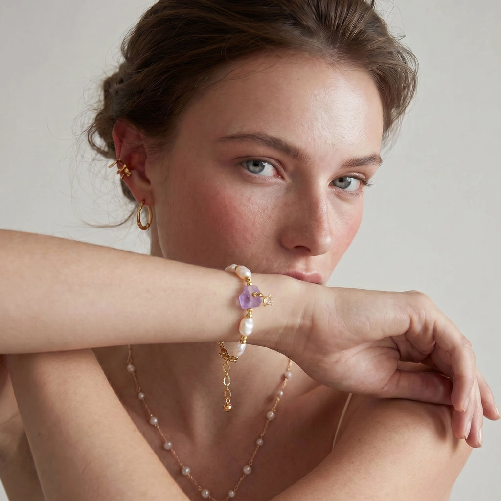 Amethyst Dreams Bracelet by Valtrexa